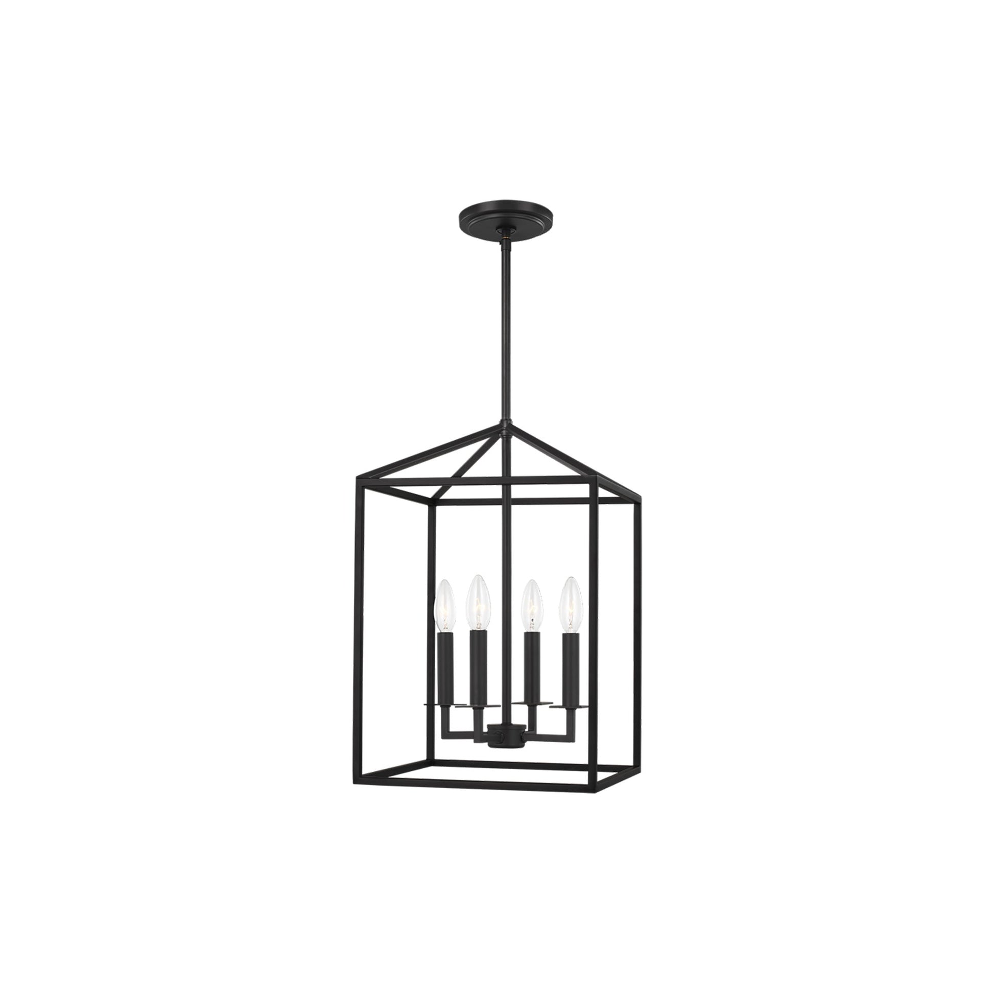 Perryton Pendant Light in Midnight Black (Small).