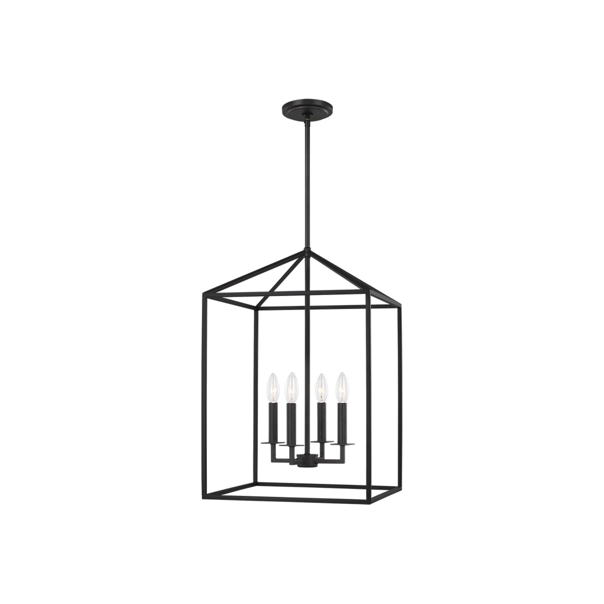 Perryton Pendant Light in Midnight Black (Medium).