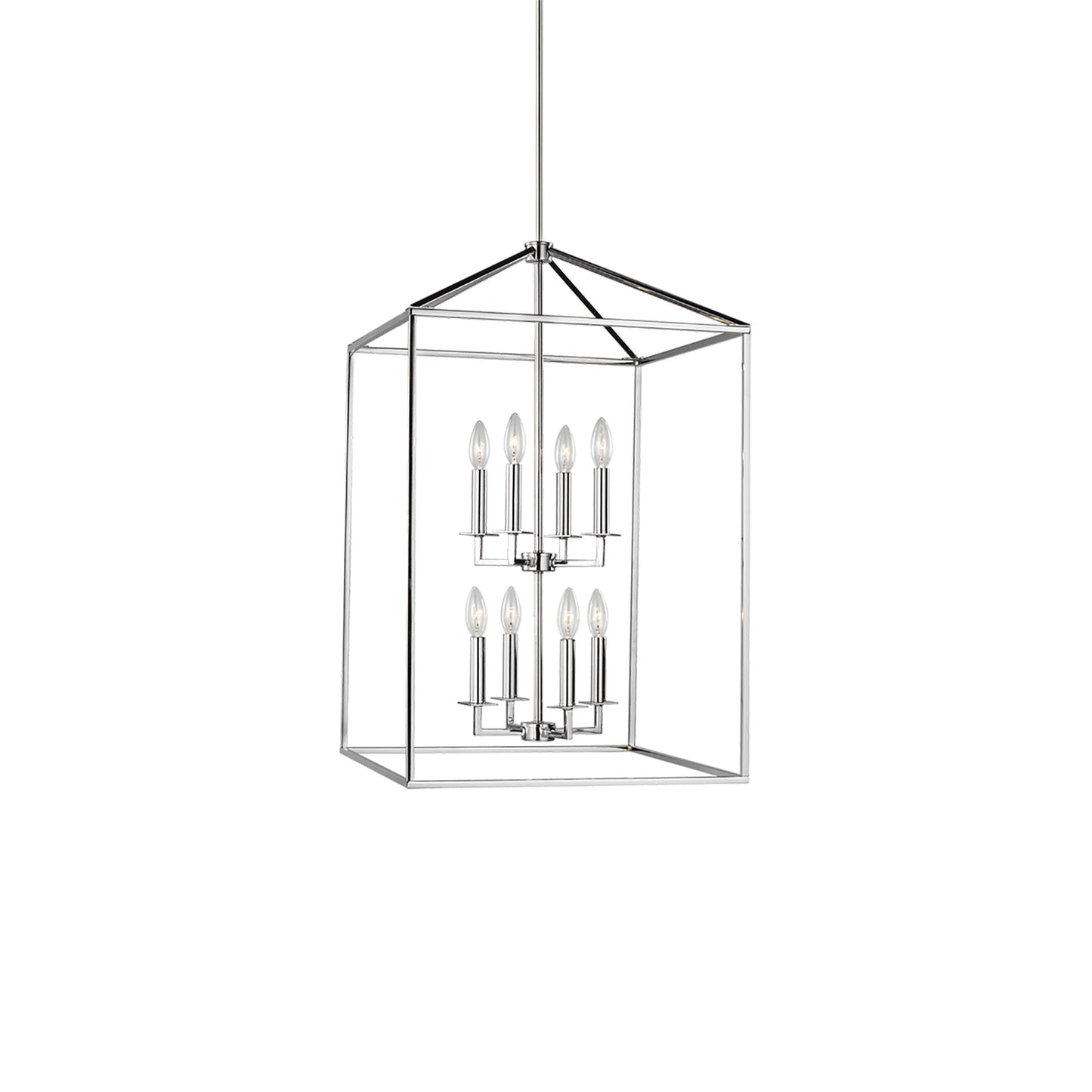 Perryton Pendant Light in Chrome (Large).