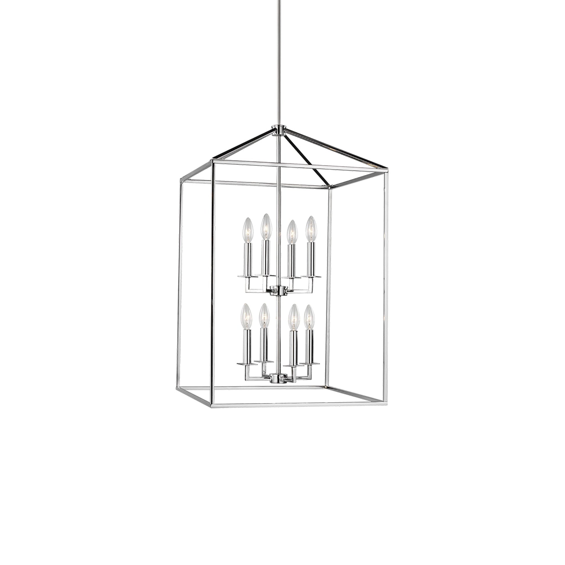 Perryton Pendant Light in Chrome (Large).