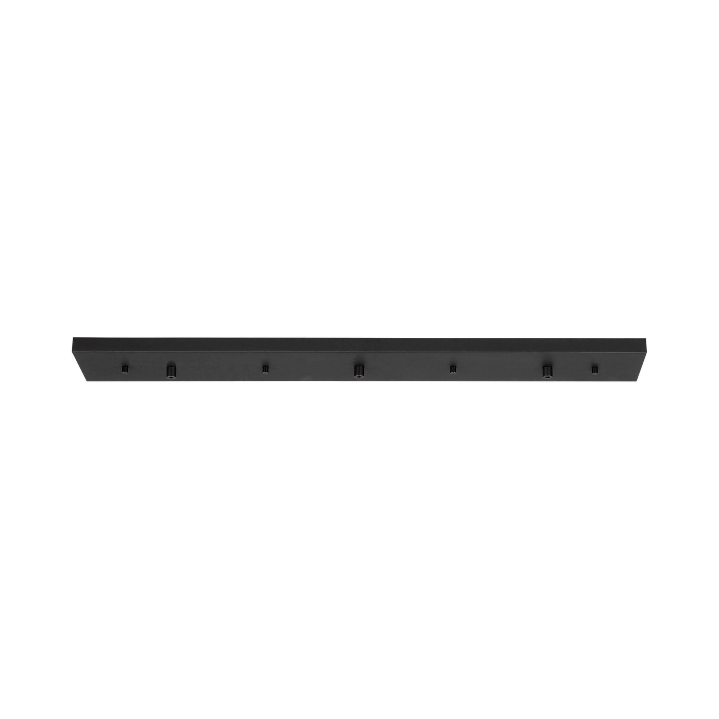 Rectangular Cluster Multi-Port Linear Canopy in Midnight Black (36-Inch).