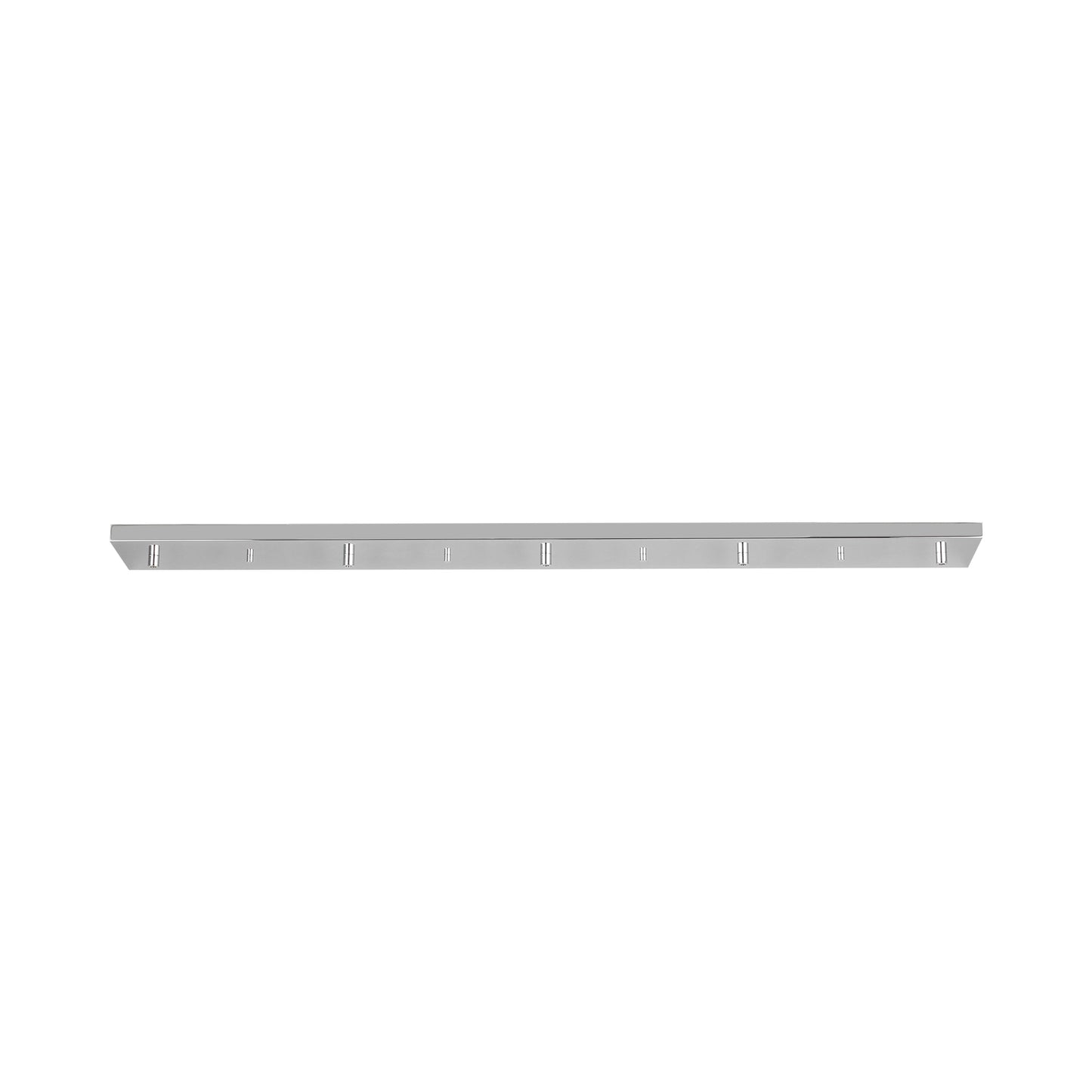 Rectangular Cluster Multi-Port Linear Canopy in Chrome (48-Inch).