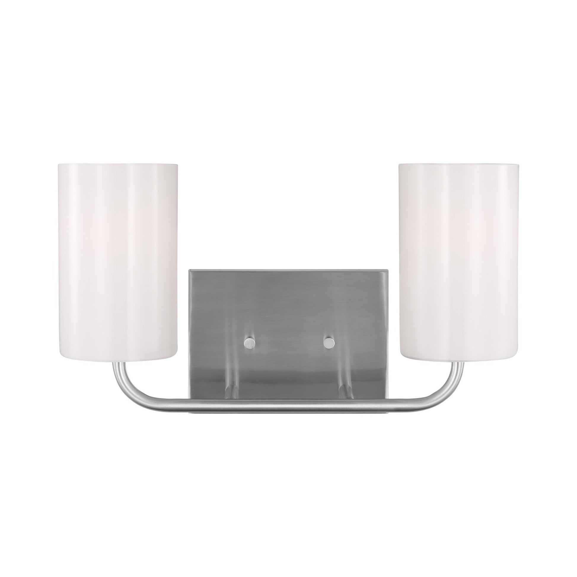 Rhett Bath Vanity Light in Brushed Steel (2-Light).