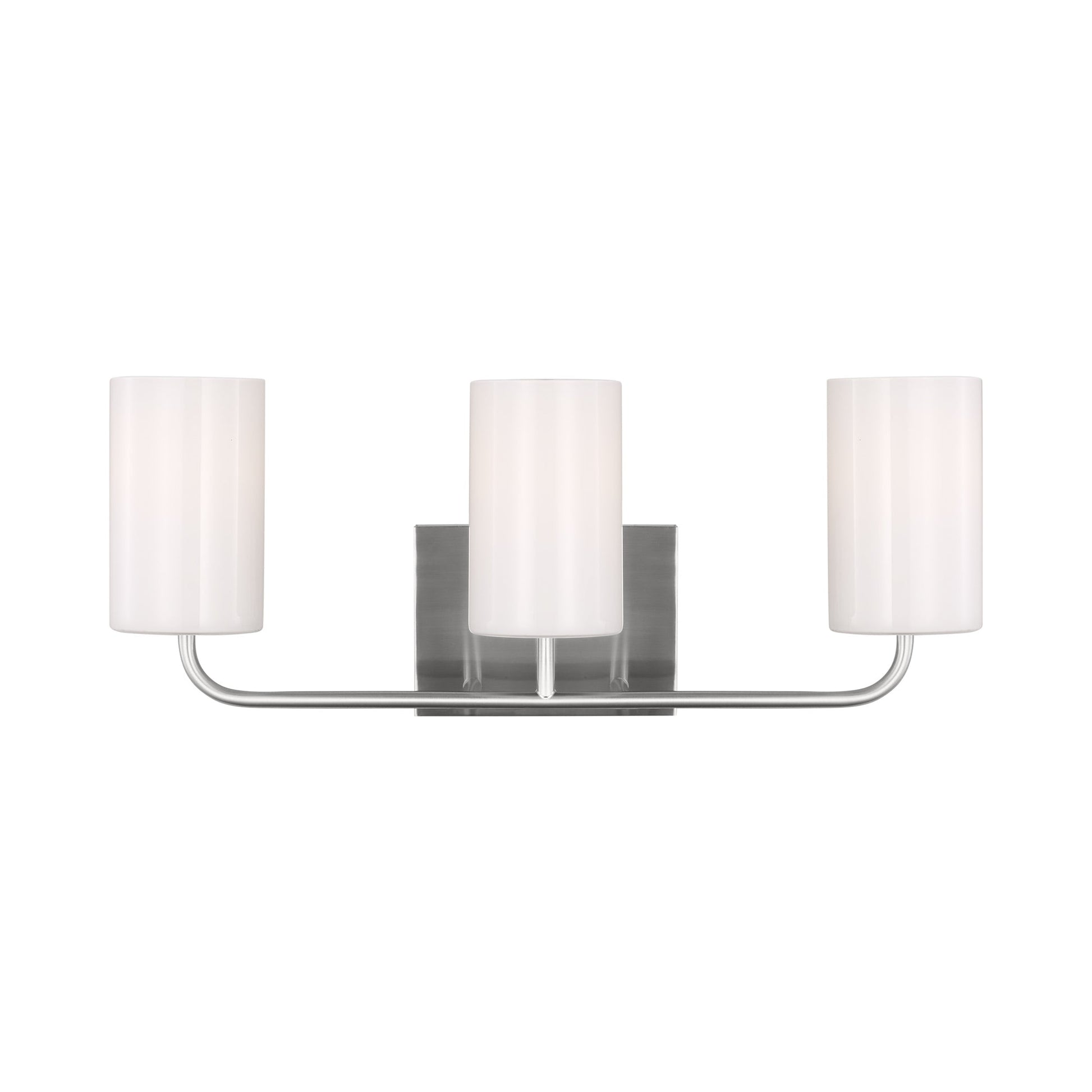 Rhett Bath Vanity Light in Brushed Steel (3-Light).