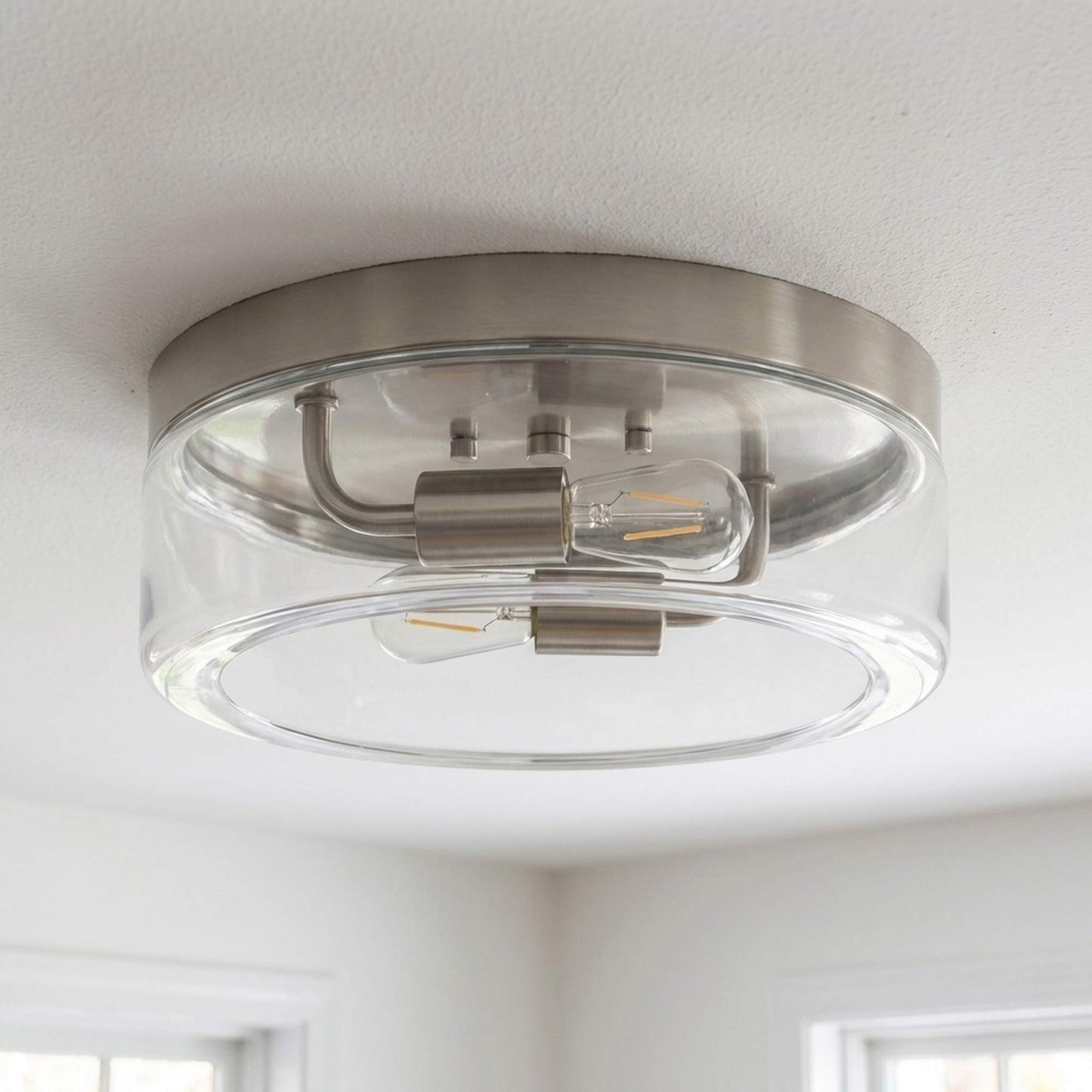 Rhett Flush Mount Ceiling Light in Detail.