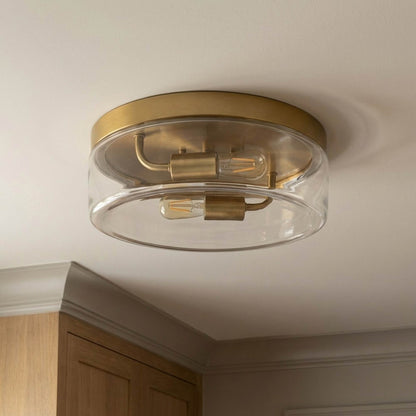 Rhett Flush Mount Ceiling Light in Detail.