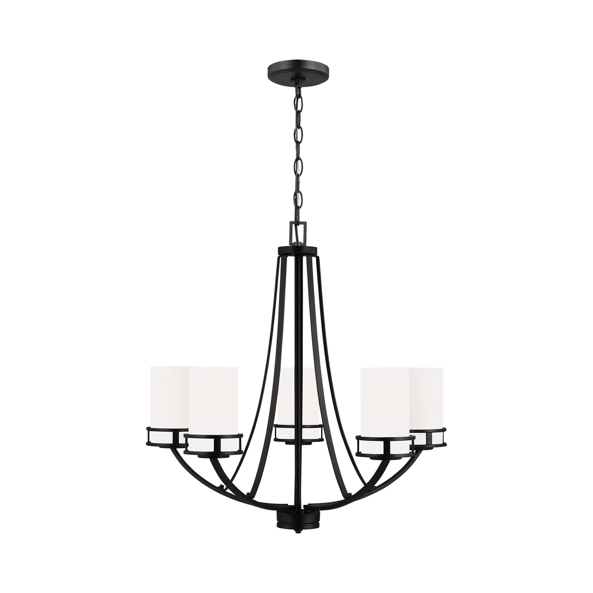 Robie Chandelier in Midnight Black (5-Light).