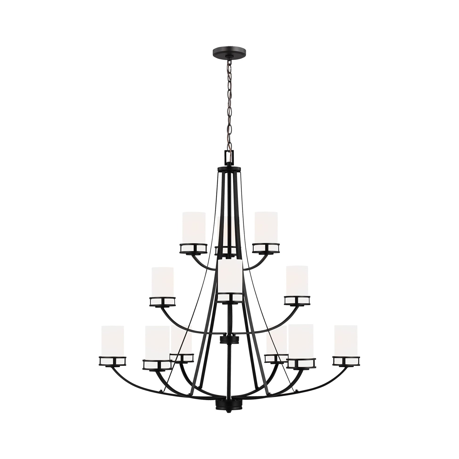 Robie Chandelier in Midnight Black (12-Light).