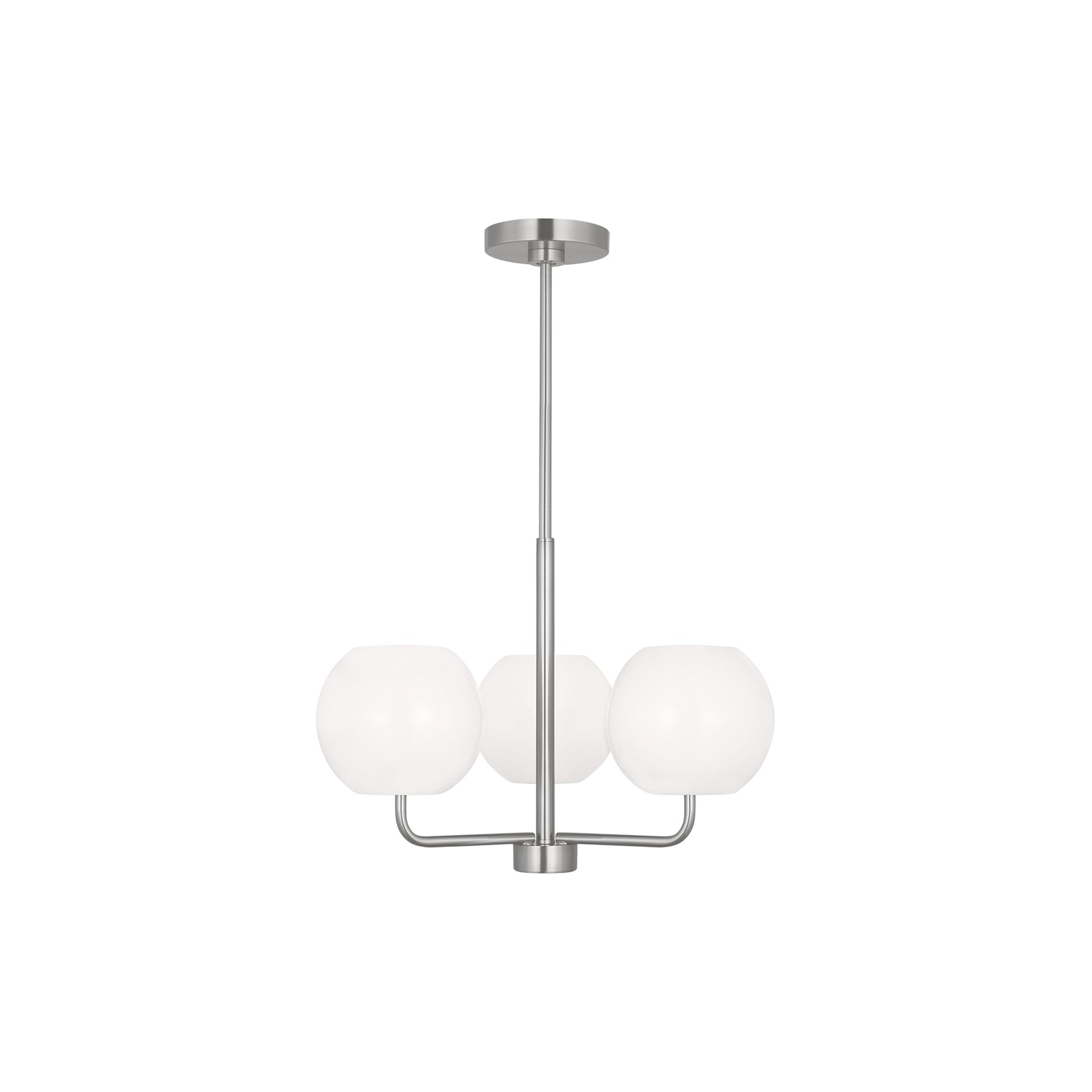 Rory Chandelier in Brushed Steel (Small/Not Included).