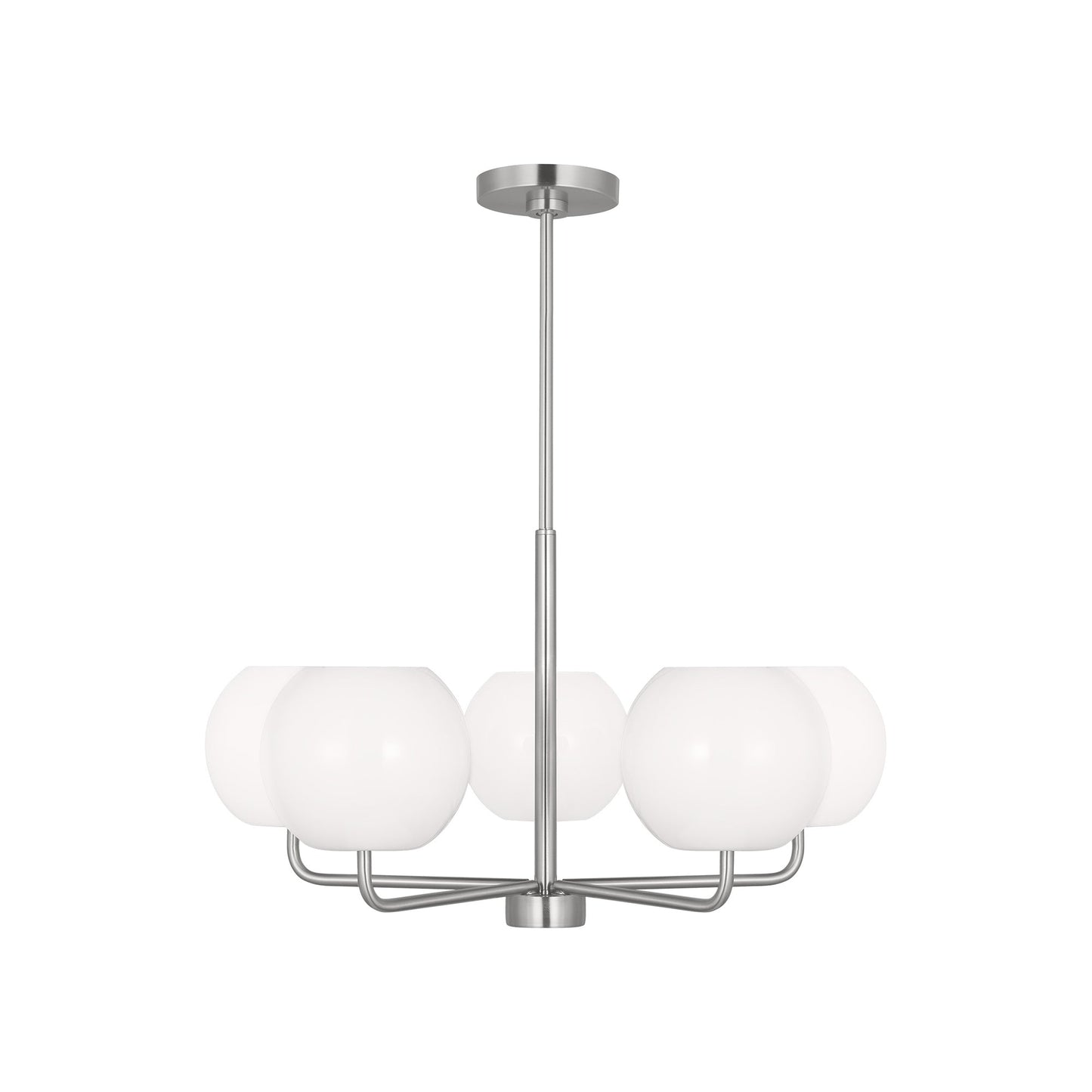 Rory Chandelier in Brushed Steel (Medium/Not Included).