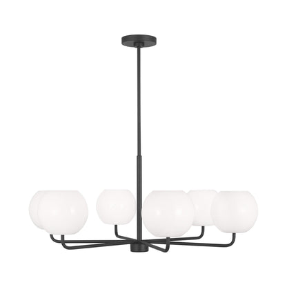 Rory Chandelier in Midnight Black (Large/Not Included).