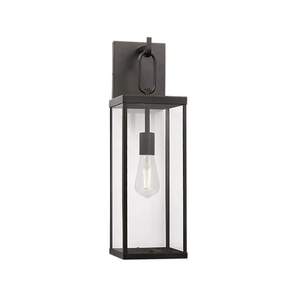 Rox Outdoor Wall Light in Antique Bronze (6.5-Inch).