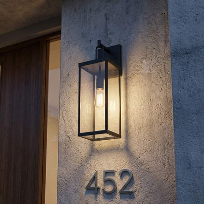 Rox Outdoor Wall Light in Outside Area.