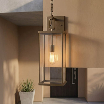 Rox Outdoor Wall Light in Outside Area.