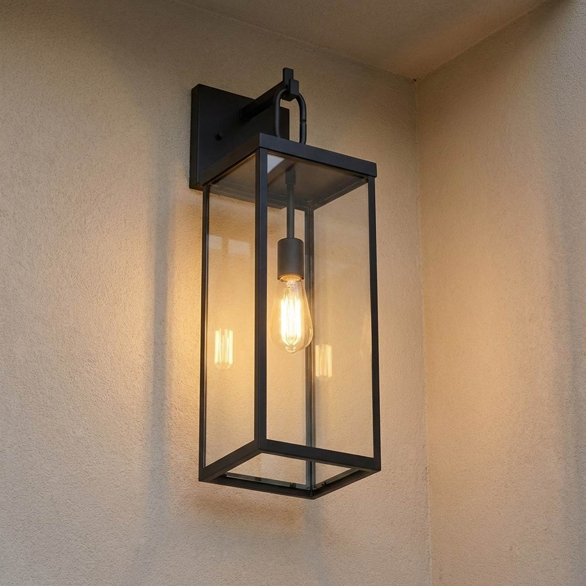 Rox Outdoor Wall Light in Outside Area.