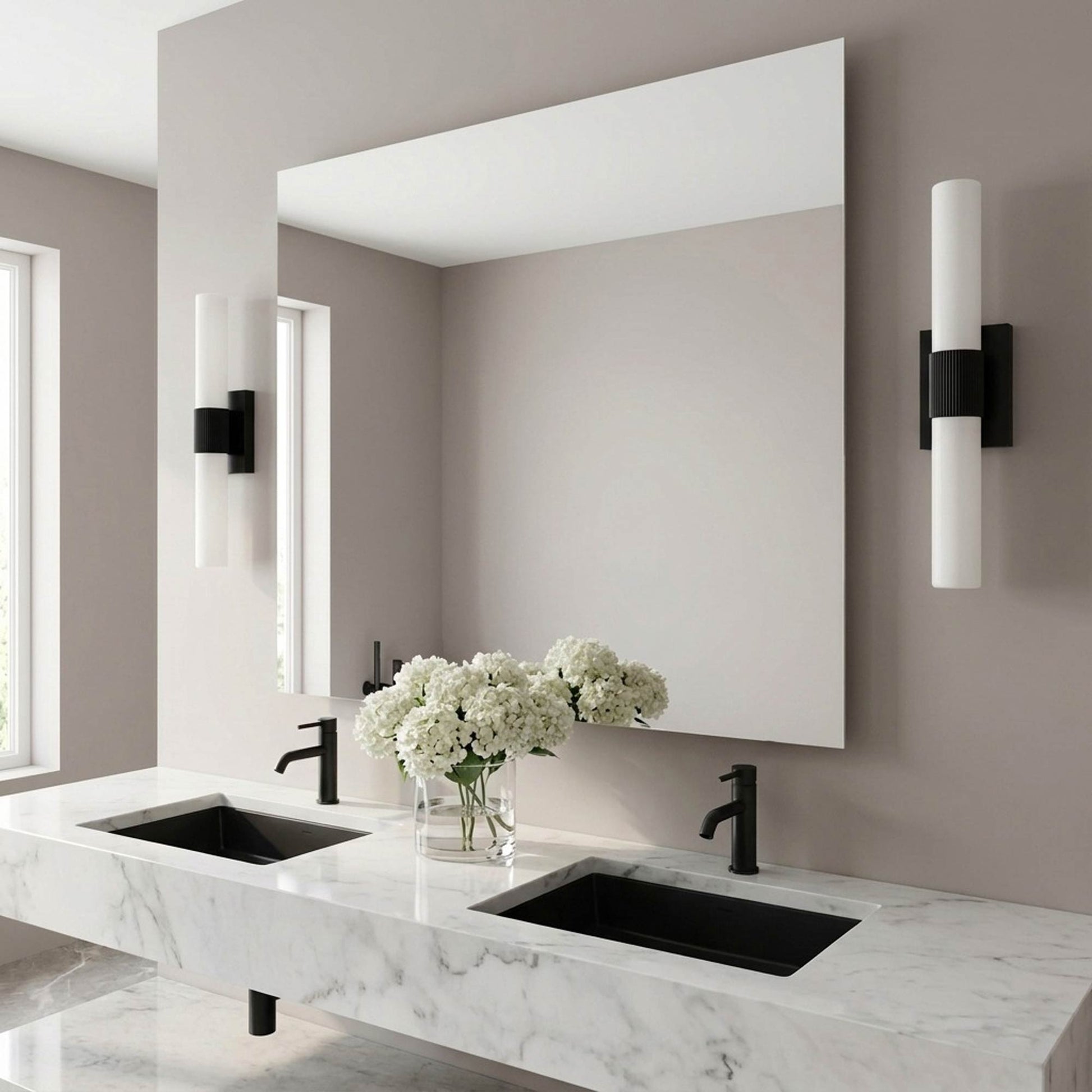 Sarco LED Bath Vanity Light in bathroom.