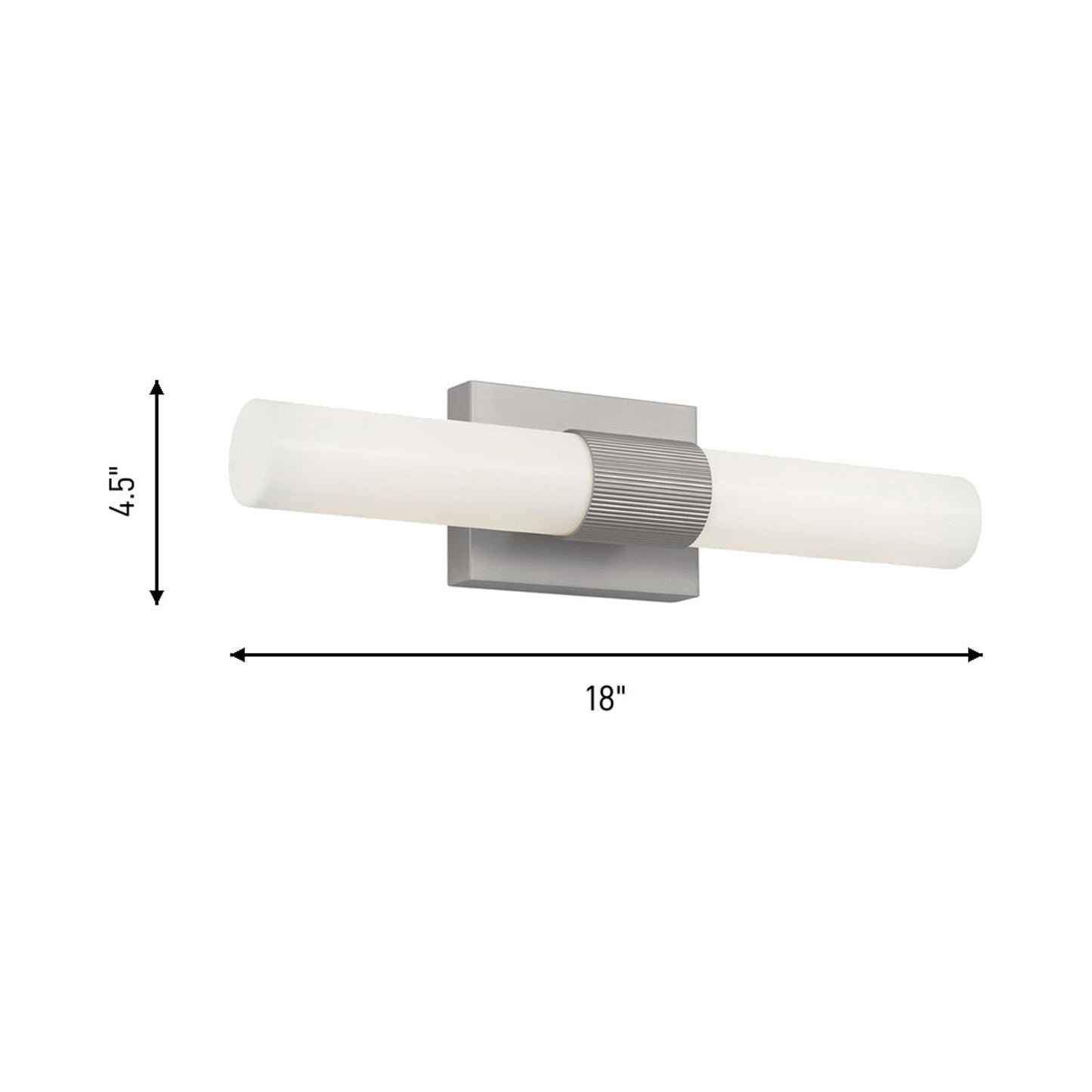 Sarco LED Bath Vanity Light - line drawing.