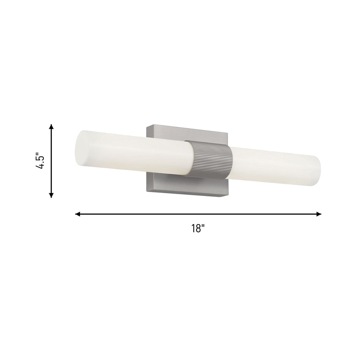 Sarco LED Bath Vanity Light - line drawing.