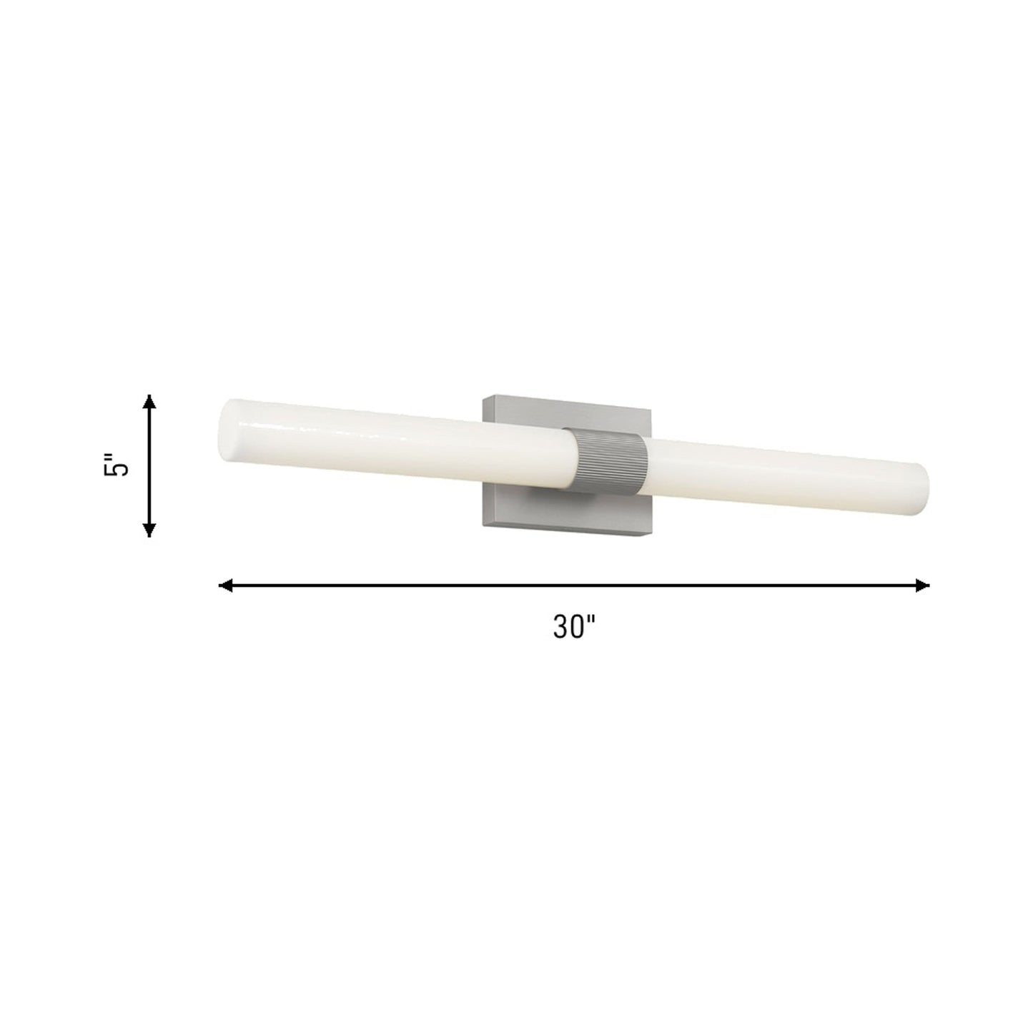 Sarco LED Bath Vanity Light - line drawing.