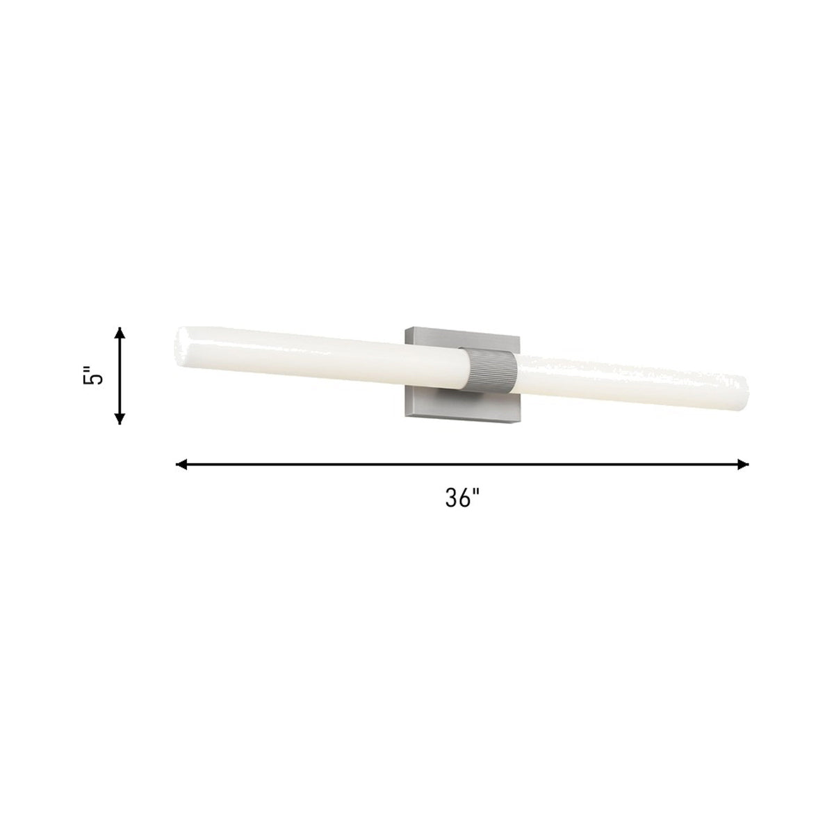 Sarco LED Bath Vanity Light - line drawing.