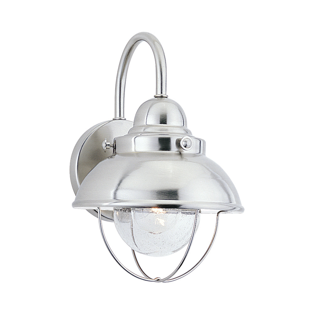 Sebring Outdoor Wall Light in Brushed Stainless (Small).