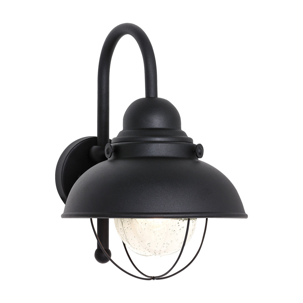 Sebring Outdoor Wall Light in Black (Large).