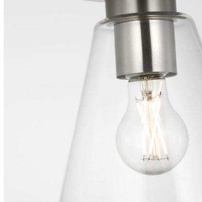 Senda Flush Mount Ceiling Light in Detail.