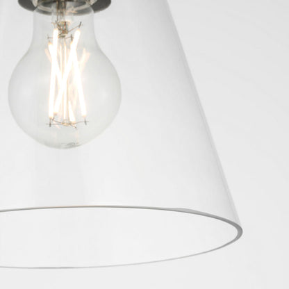 Senda Flush Mount Ceiling Light in Detail.