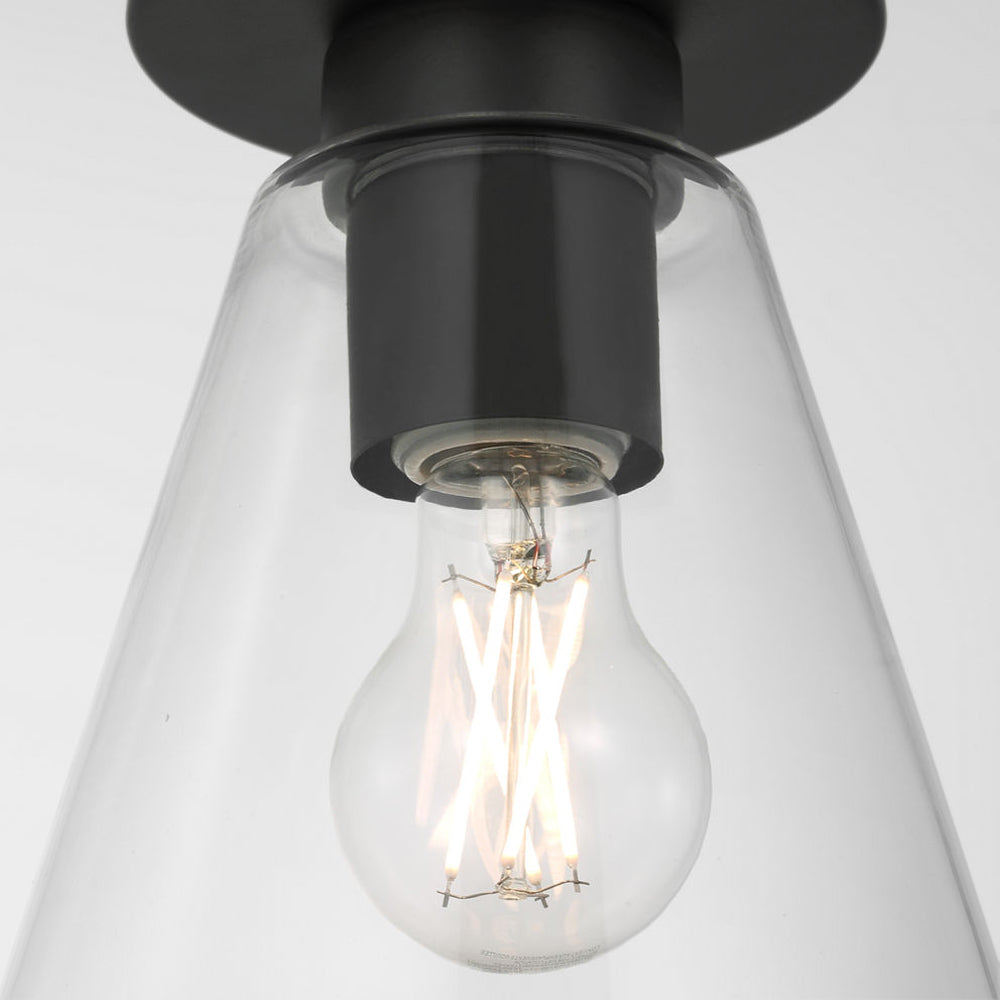 Senda Flush Mount Ceiling Light in Detail.