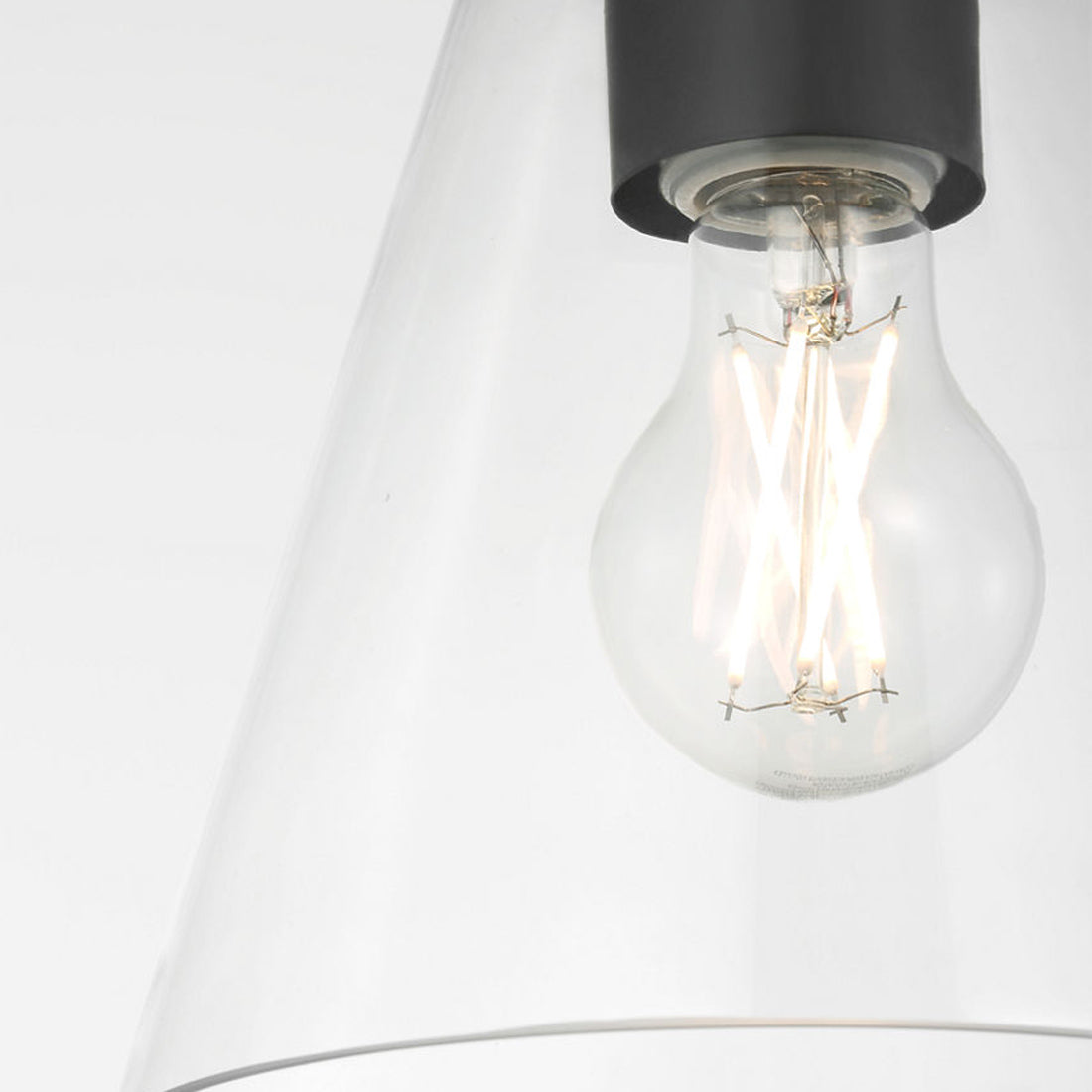 Senda Flush Mount Ceiling Light in Detail.