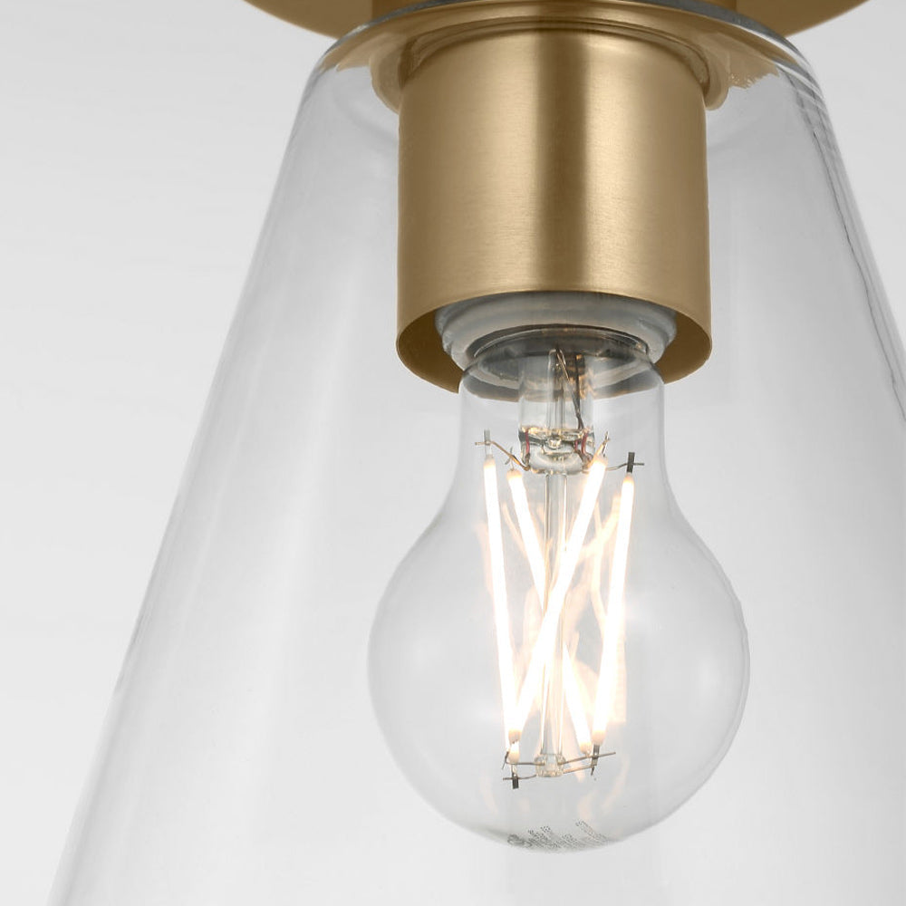 Senda Flush Mount Ceiling Light in Detail.