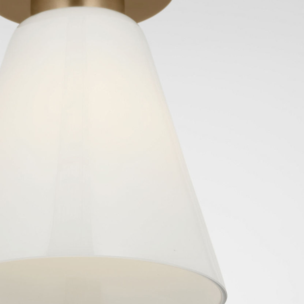 Senda Flush Mount Ceiling Light in Detail.