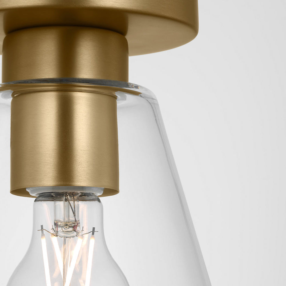 Senda Flush Mount Ceiling Light in Detail.