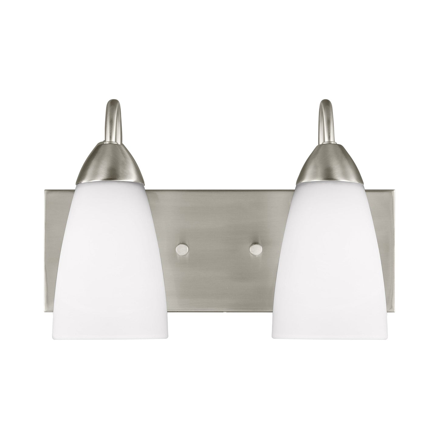 Seville Bath Vanity Light in Brushed Nickel (2-Light).