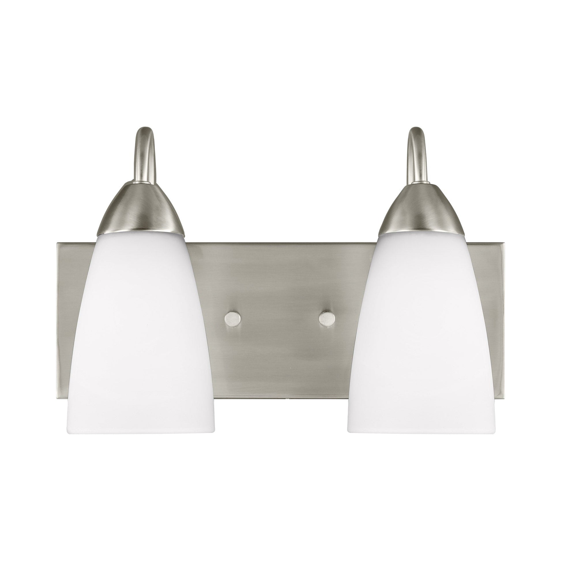 Seville Bath Vanity Light in Brushed Nickel (2-Light).