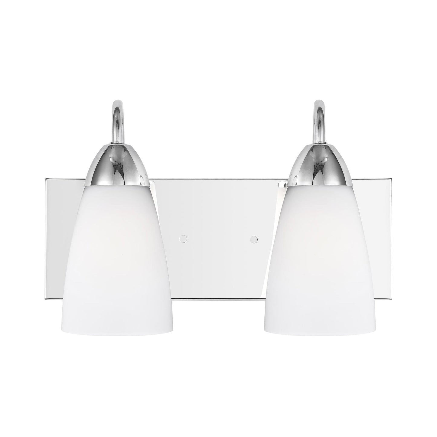 Seville Bath Vanity Light in Chrome (2-Light).