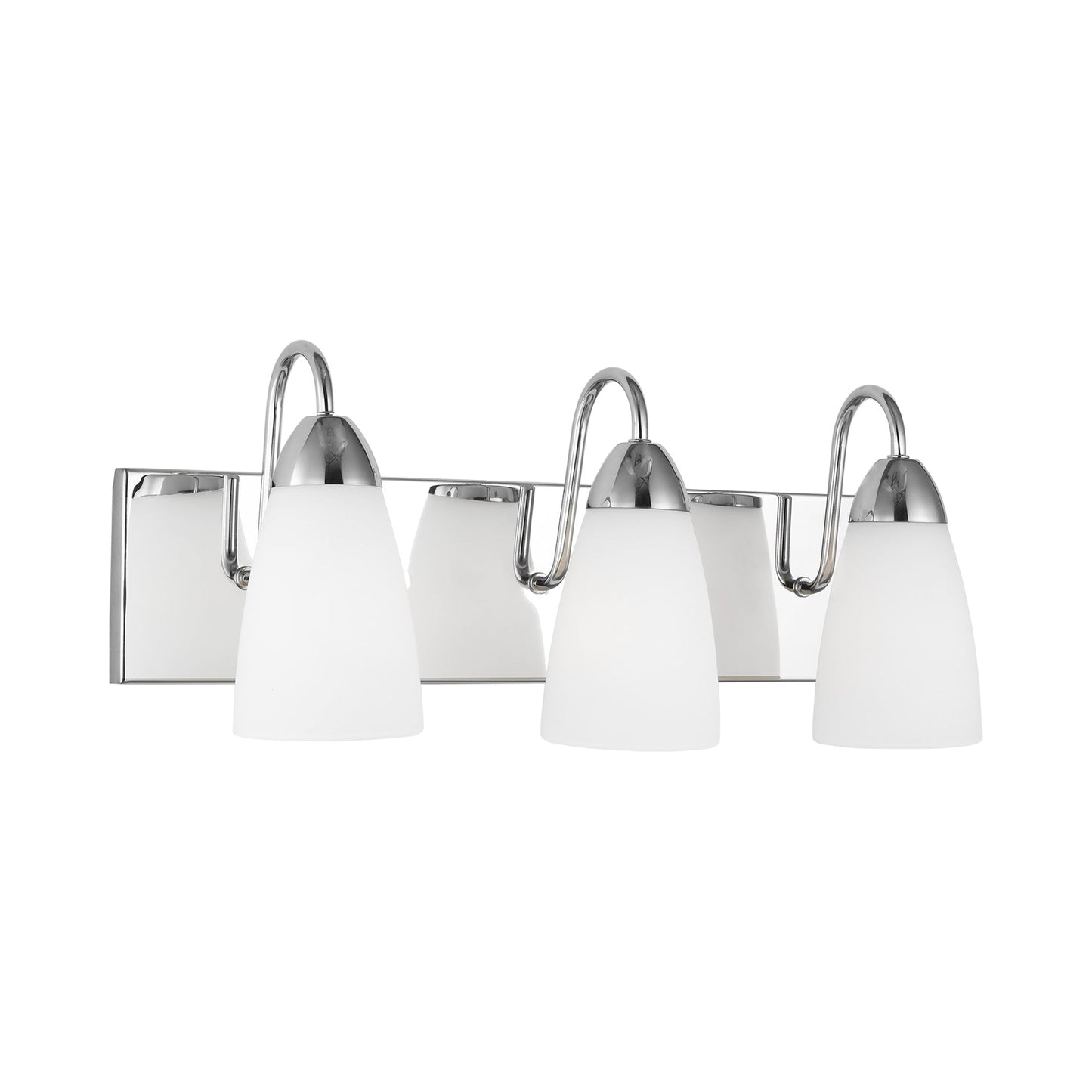 Seville Bath Vanity Light in Chrome (3-Light).