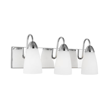 Seville Bath Vanity Light in Chrome (3-Light).