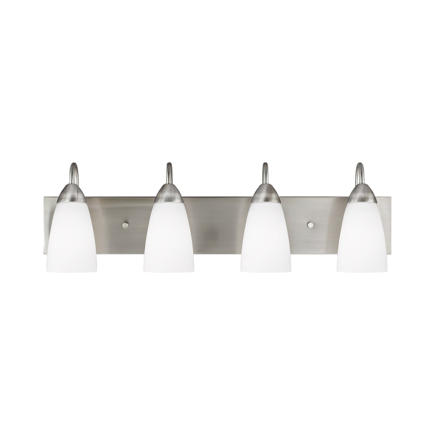 Seville Bath Vanity Light in Brushed Nickel (4-Light).