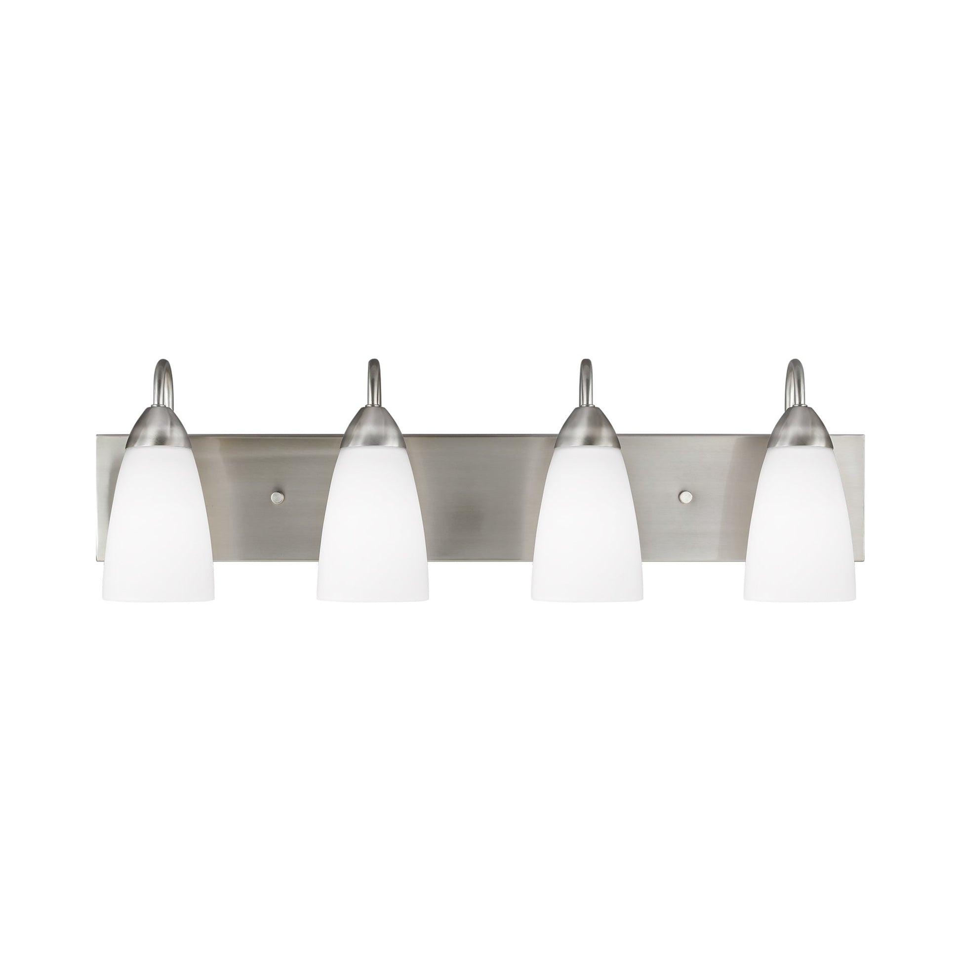 Seville Bath Vanity Light in Brushed Nickel (4-Light).