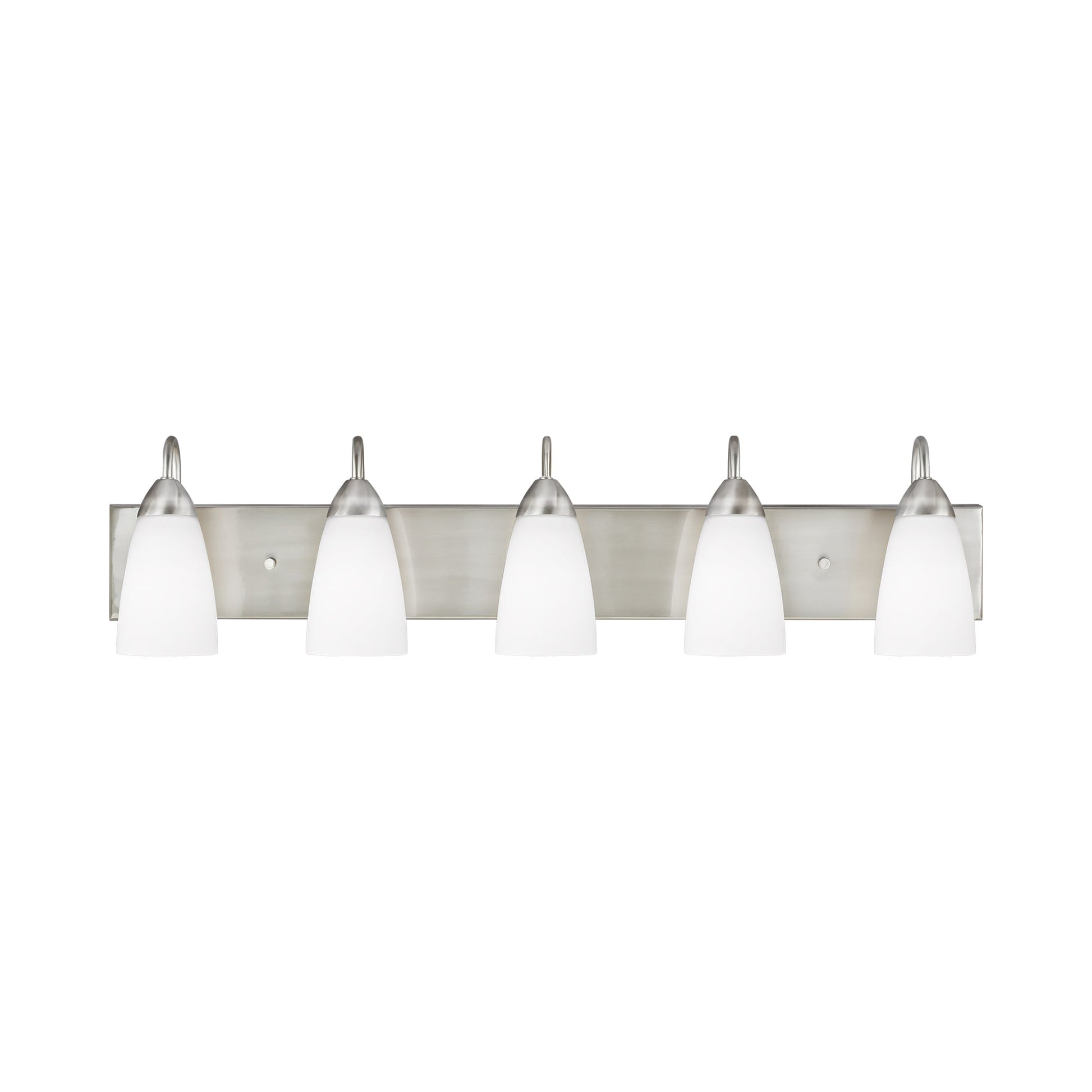 Seville Bath Vanity Light in Brushed Nickel (5-Light).