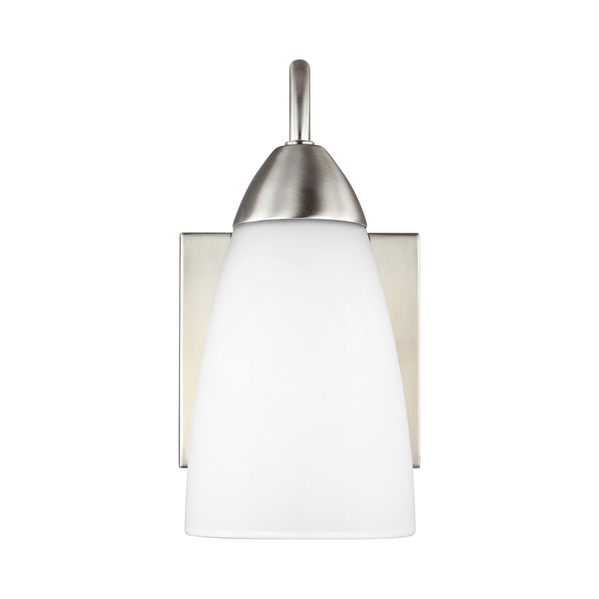 Seville Bath Wall Light in Brushed Nickel.
