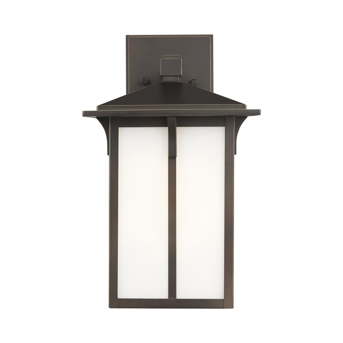 Tomek Outdoor Wall Light in Antique Bronze (Medium).