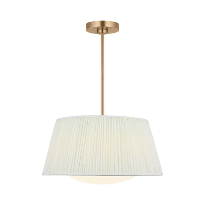 Vilera Pendant Light in Satin Brass.