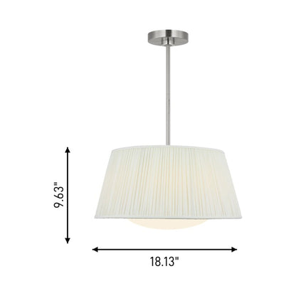 Vilera Pendant Light - line drawing.