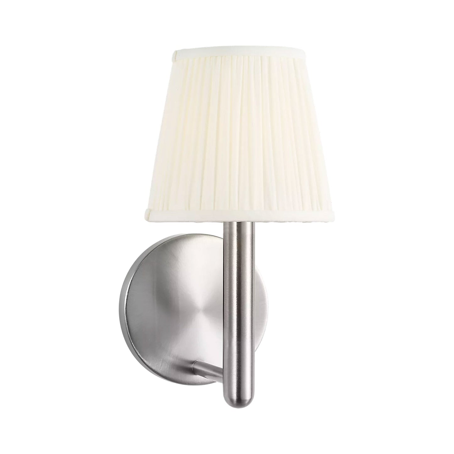 Vilera Wall Light in Brushed Nickel.
