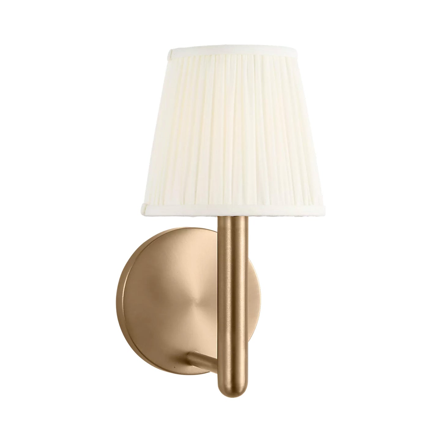 Vilera Wall Light in Satin Brass.