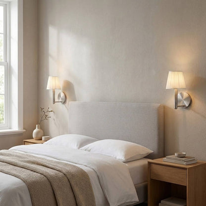 Vilera Wall Light in bedroom.