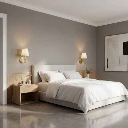 Vilera Wall Light in bedroom.