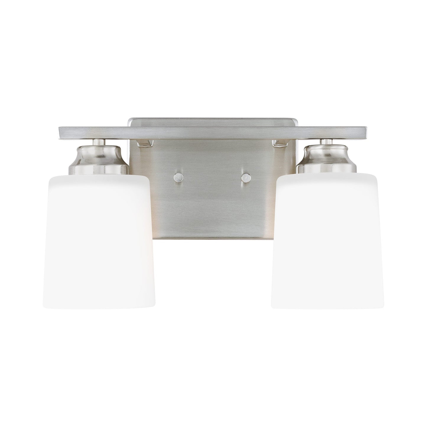 Vinton Bath Vanity Light in Brushed Nickel (2-Light/Not Included).